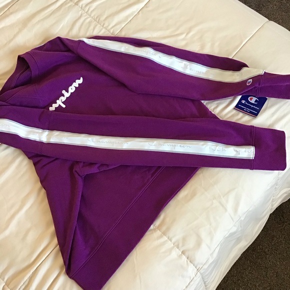 Champion Heritage Varsity-strip Sweatshirt Size XL - Picture 3 of 9